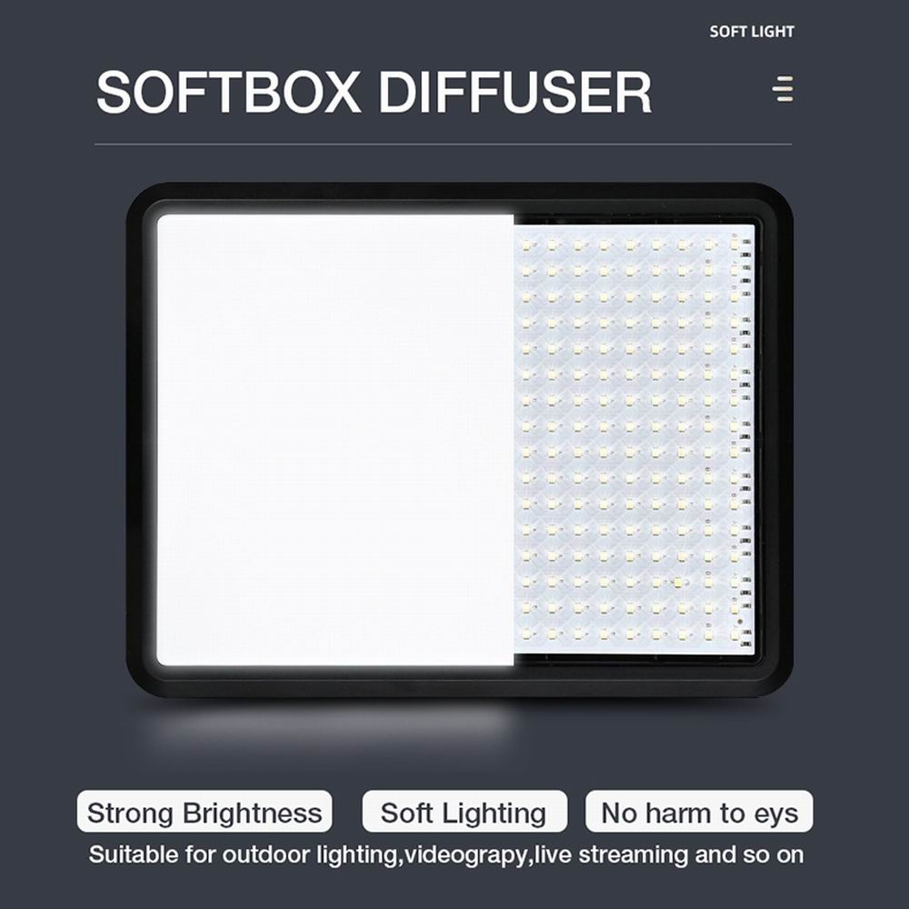 Photography Studio Lighting Set Up - Профессиональная двухцветная светодиодная панель 2800K-7000K —