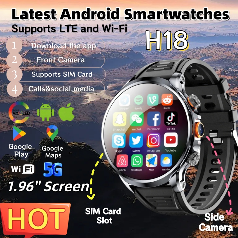 Photography Lighting Gel - НОВЫЕ умные часы 4G Android H18