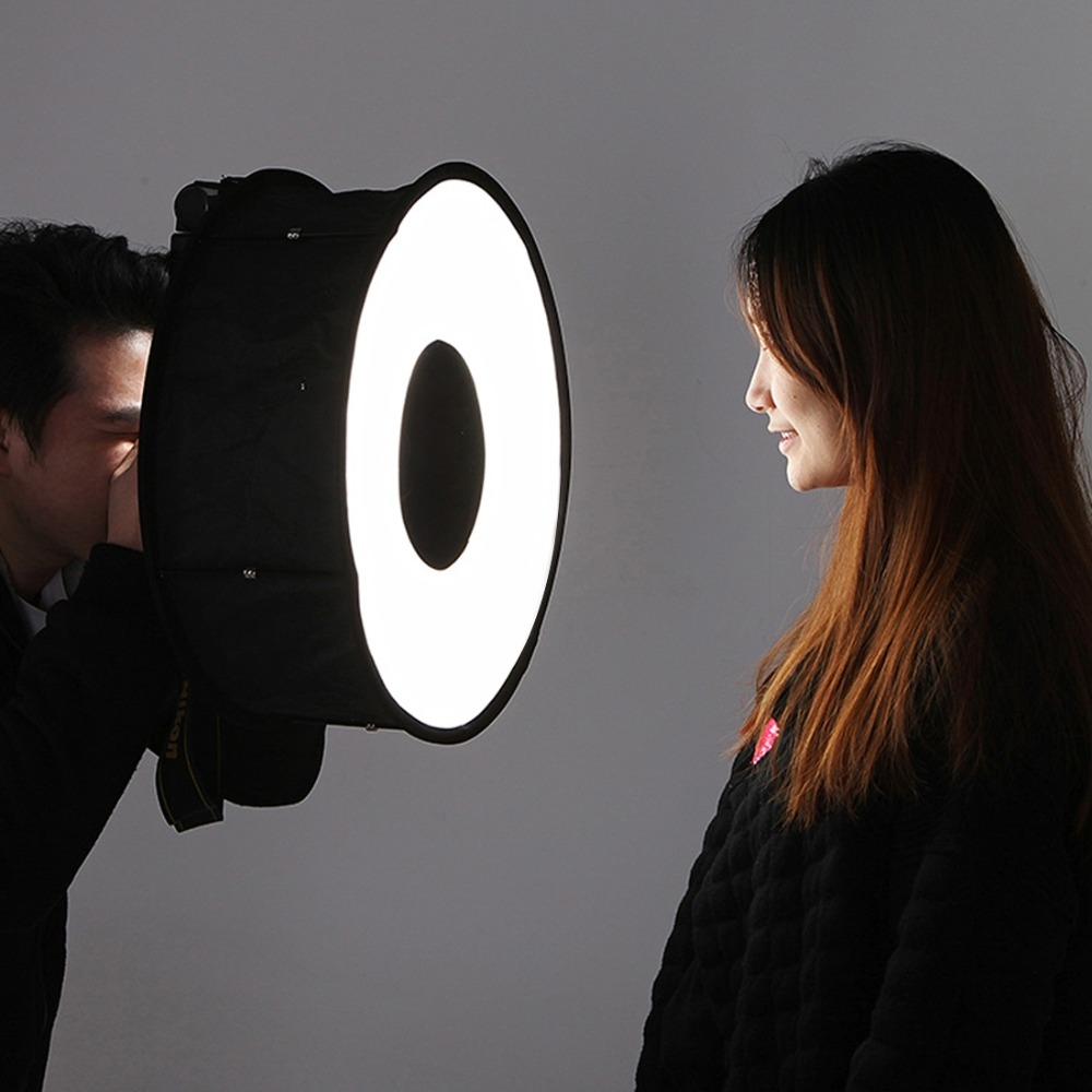 Photography Lighting Styles - Круглый софтбокс-кольцо 45 см для вспышки,