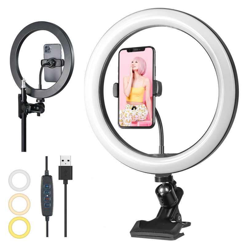 Photography Lighting Studio - Светодиодный кольцевой светильник с регулируемой яркостью,