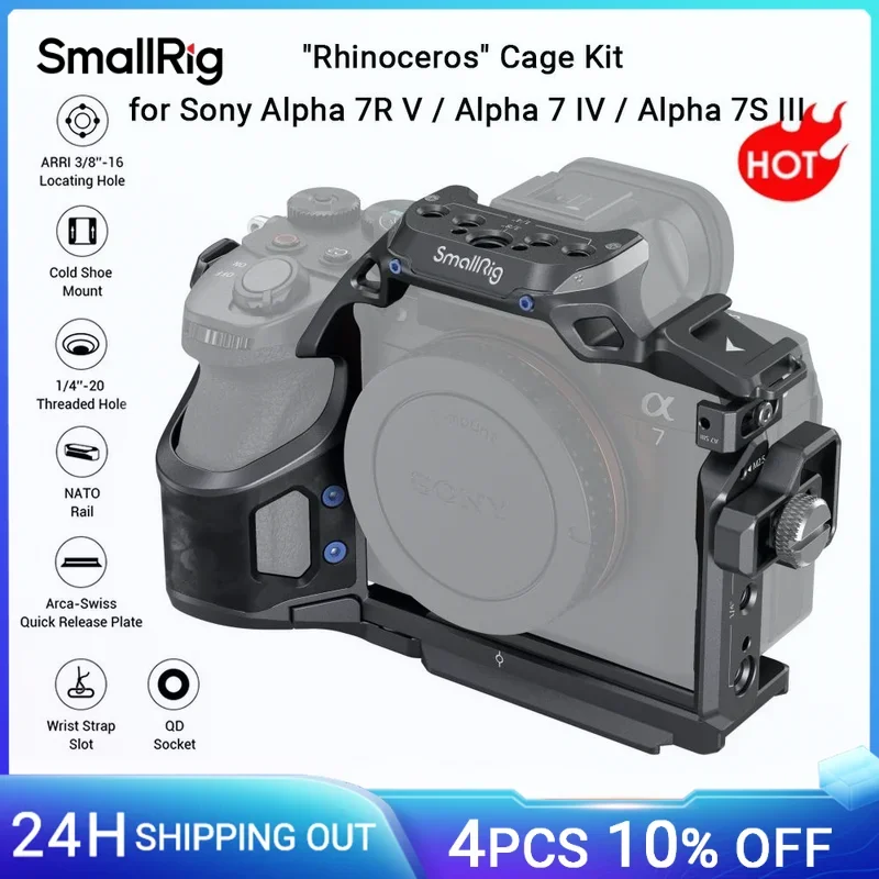 Sony Camera A7 Iv - Комплект кейджей SmallRig 