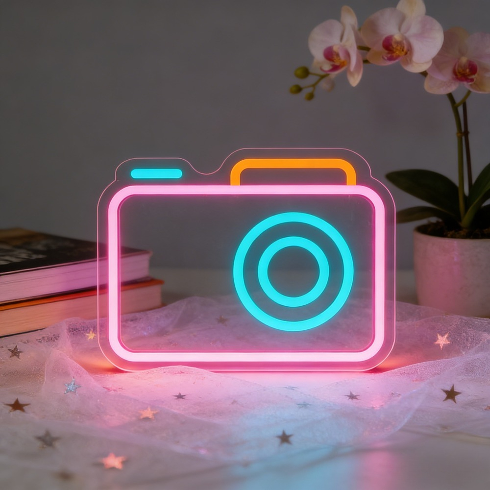 Неоновая вывеска-камера: свето – обзор и цена Photography Studio Lighting Set Up