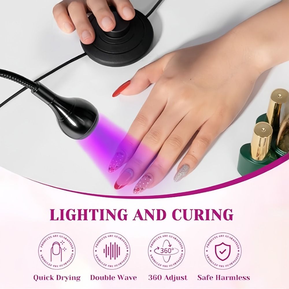 УФ-лампа для ногтей 5W/3W с пе – обзор и цена Photography Lighting Gel