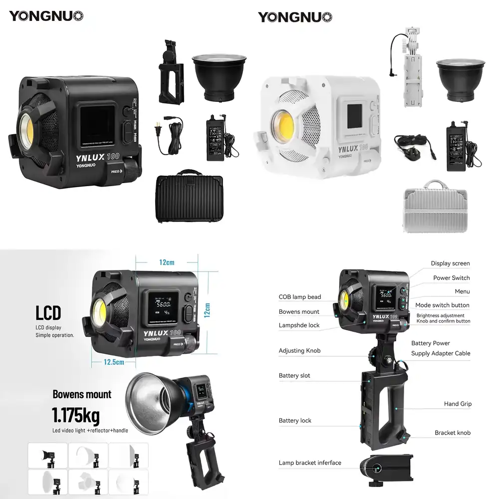 YONGNUO YNLUX100 100W 3200K-56 – обзор и цена Photography Lighting Studio