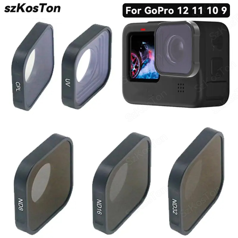 УФ-фильтр CPL ND8 ND16 ND32 дл – обзор и цена Gopro Action Camera Hero 12 Black