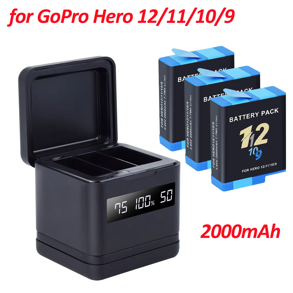 Аккумулятор PALO для камеры Go – обзор и цена Gopro Action Camera Hero 12 Black