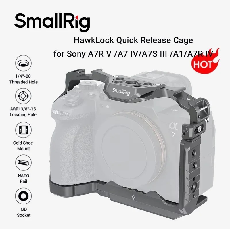 Клетка для камеры SmallRig 448 – обзор и цена Sony Camera A7 Iv