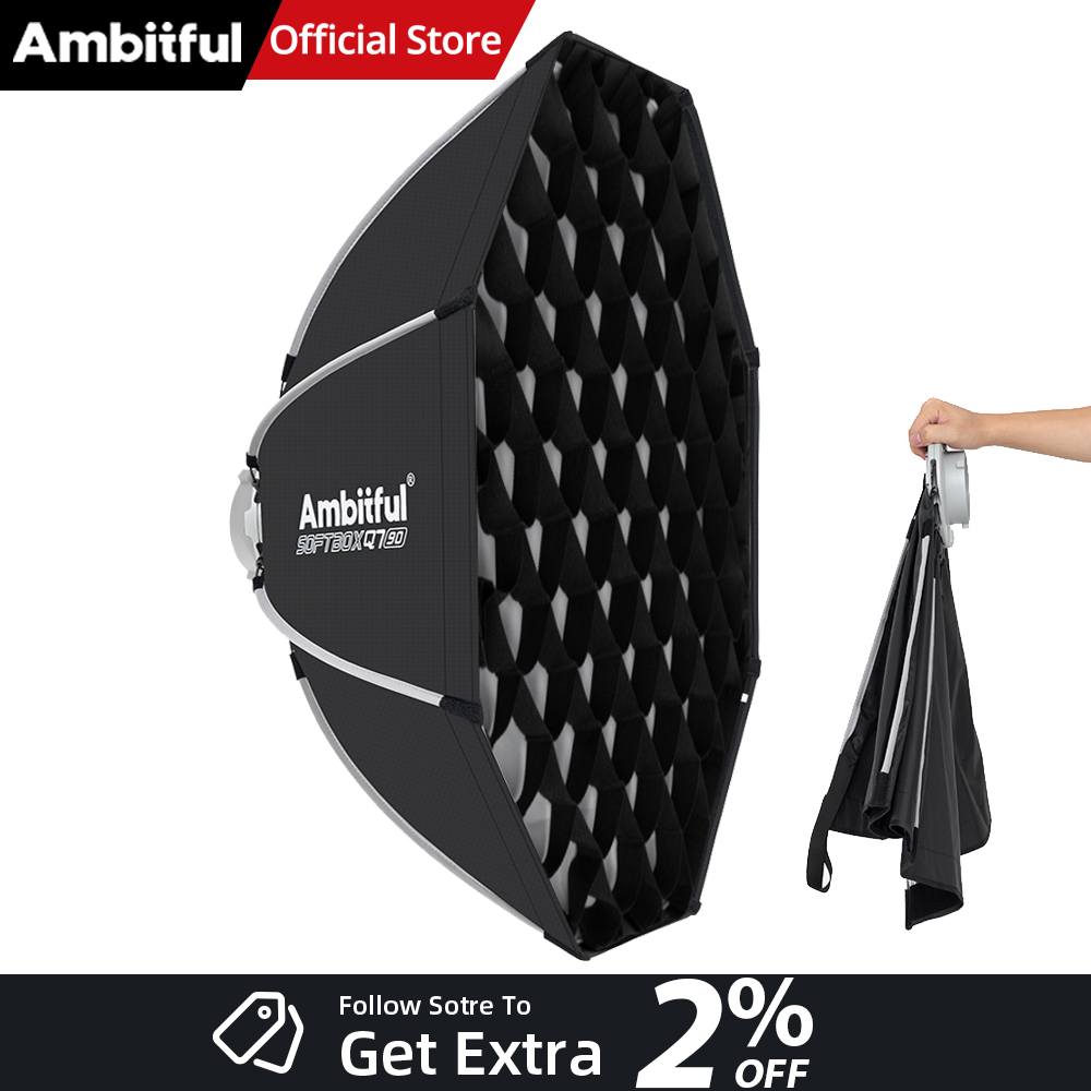 AMBITFUL Q7II 55/65/90 см Окта – обзор и цена Photography Studio Lighting Set Up