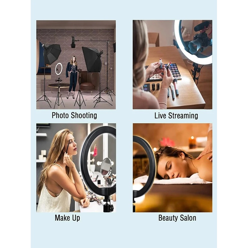 Кольцевая лампа Desiontal 26 с – обзор и цена Photography Lighting Styles